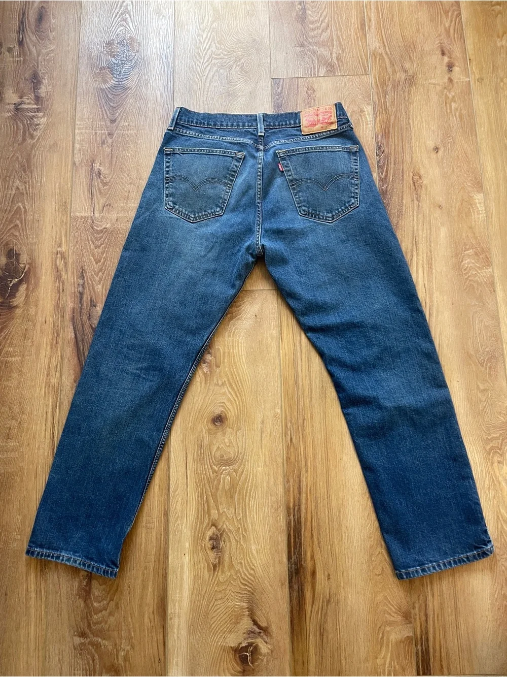 Levi's Dark Blue Straight Leg Jeans